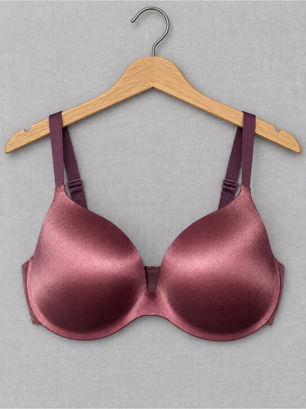 🍒3/33$ La SENZA BODY KISS Satin T-Shirt Bra - Plum